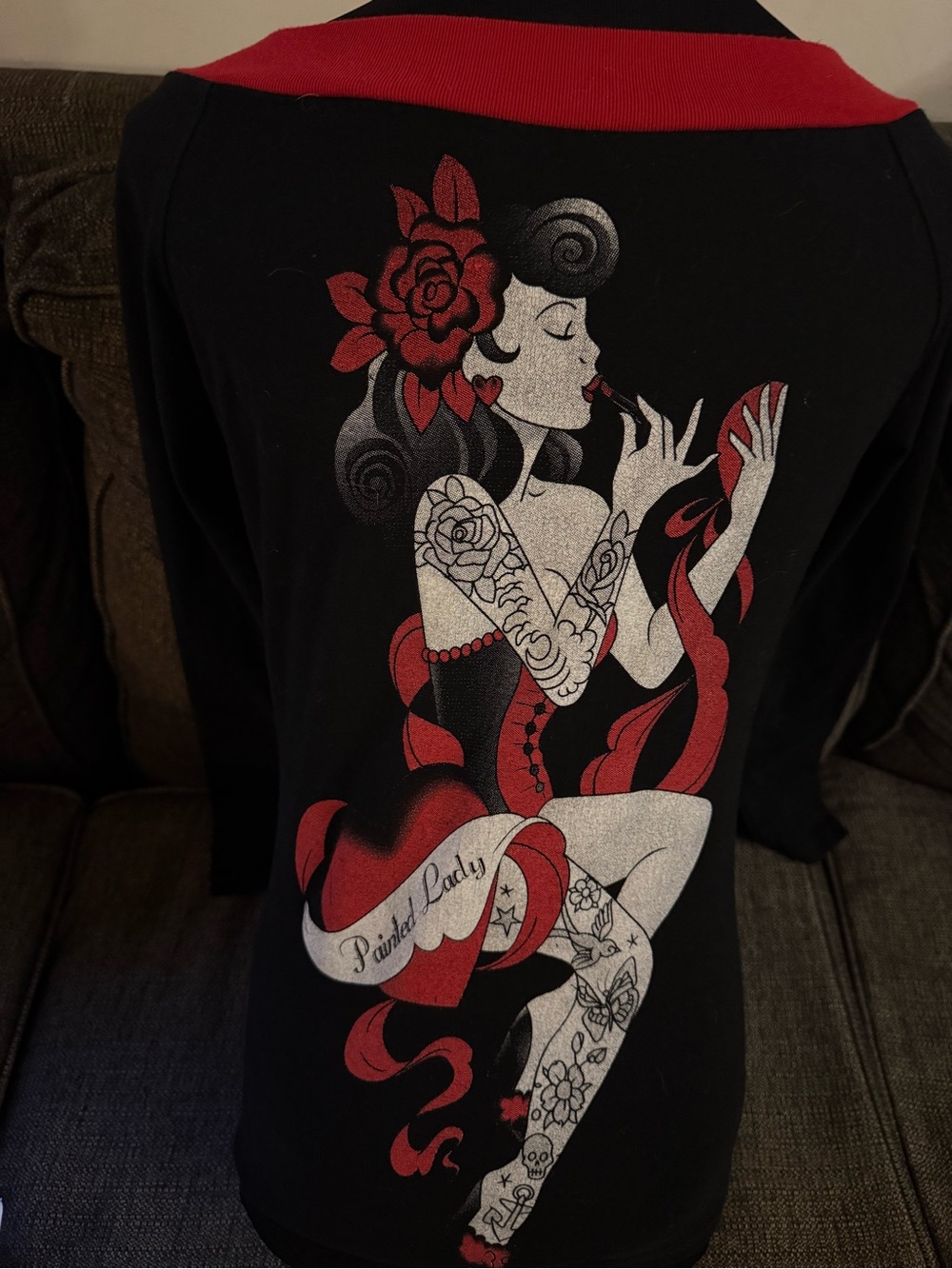 Too Fast Cirque Couture Tattoo Art Rockabilly top